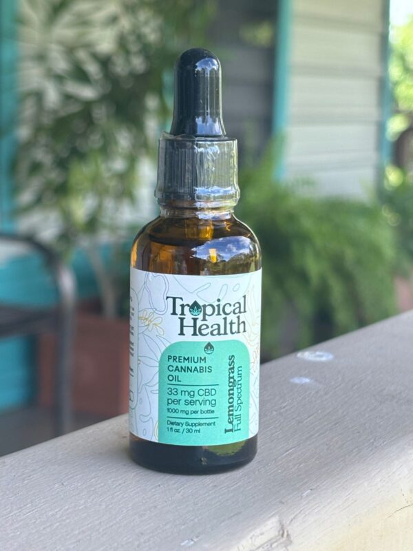 Tropical Health Oil 33mg CBD Lemongrass