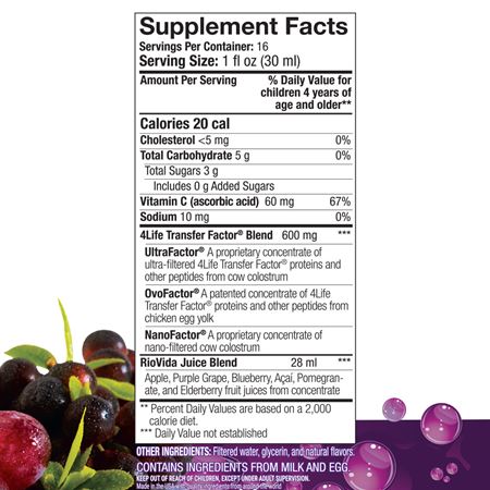 Transfer Factor RioVida - Liquid supplement - Image 3